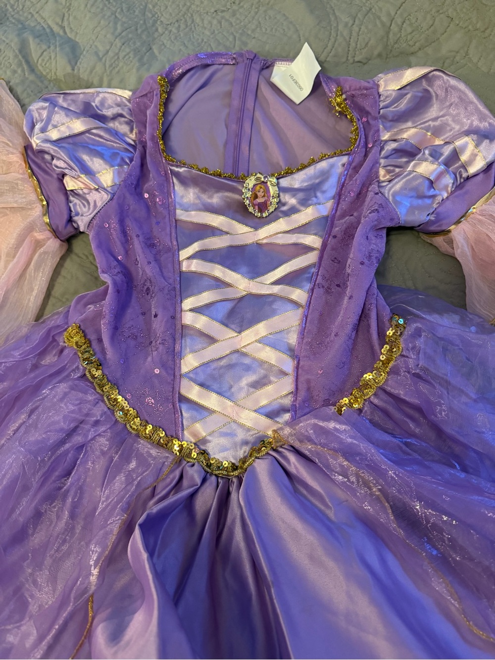 Disney’s Rapunzel Princess dress - layers and layers of fantasy fun!